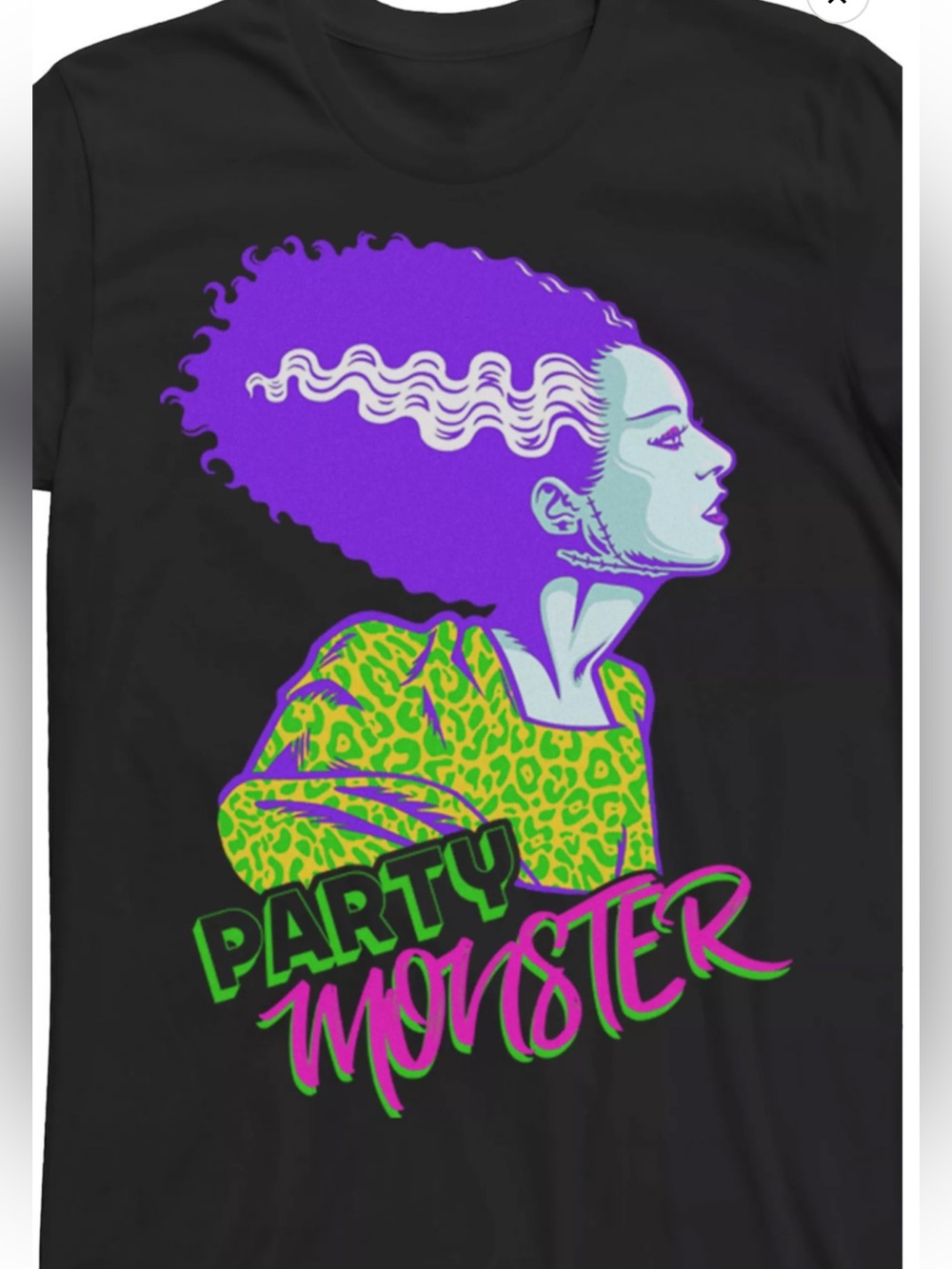 Bride Of Frankenstein Party Monster Graphic Tee
